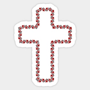 Christian Cross Merch | Jesus Christ | Newest Easter Cross Sticker